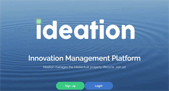 Desktop Screenshot of ideation.com